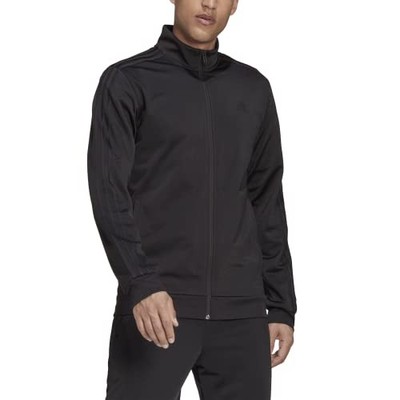 Adidas Men's Warm-up Tricot 3-stripes Track Jacket Black  Sz Small H46101