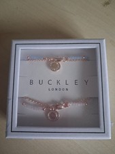 Buckley London Bead and chain Bracelets Set Of 2.  New In Box