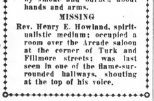 "THE ARCADE" (5¢ drink - saloon maverick) SAN FRANCISCO, CALIFORNIA