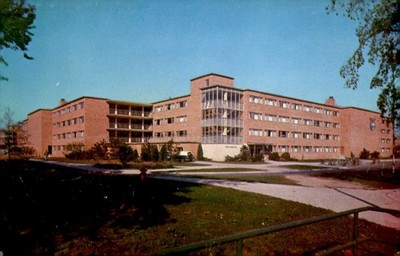 Emmons Hall, Michigan State University Postcard