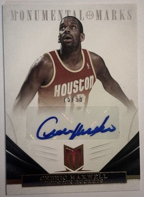 2012-13 Panini Momentum Monumental Marks #75/99 Cedric Maxwell #280 Autograph!