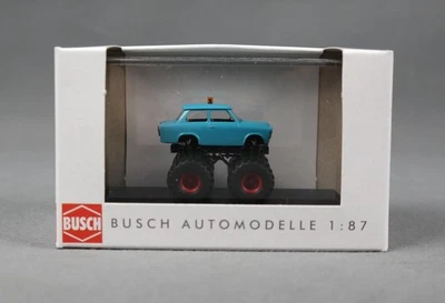 BUSCH 53110 H0,1:87 Trabant P601 Limousine Monster-Truck - NEUWARE! - Bild 1 von 4