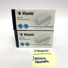 VISONIC MCT-550 Wireless Flood Detectors: Lot Of 2