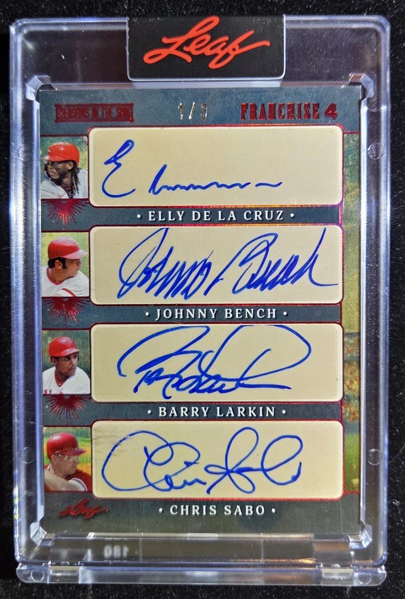 Barry Larkin Baseball Serial Numbered Sports Trading Cards