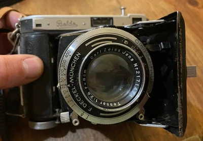 VINTAGE BALDA BALDAXETTE I..KLAPPKAMERA..CARL ZEISS TESSAR..2,8/8cm 80mm OBJEKTIV - Bild 1 von 4