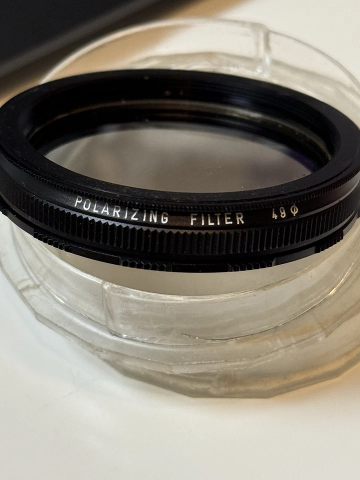 [EXC5] Asahi Pentax Polarizing Filter 49mm in Case from JAPAN - Image 2 of 4