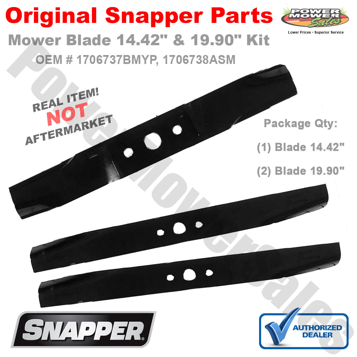 OEM Snapper Mower Blade 14.42