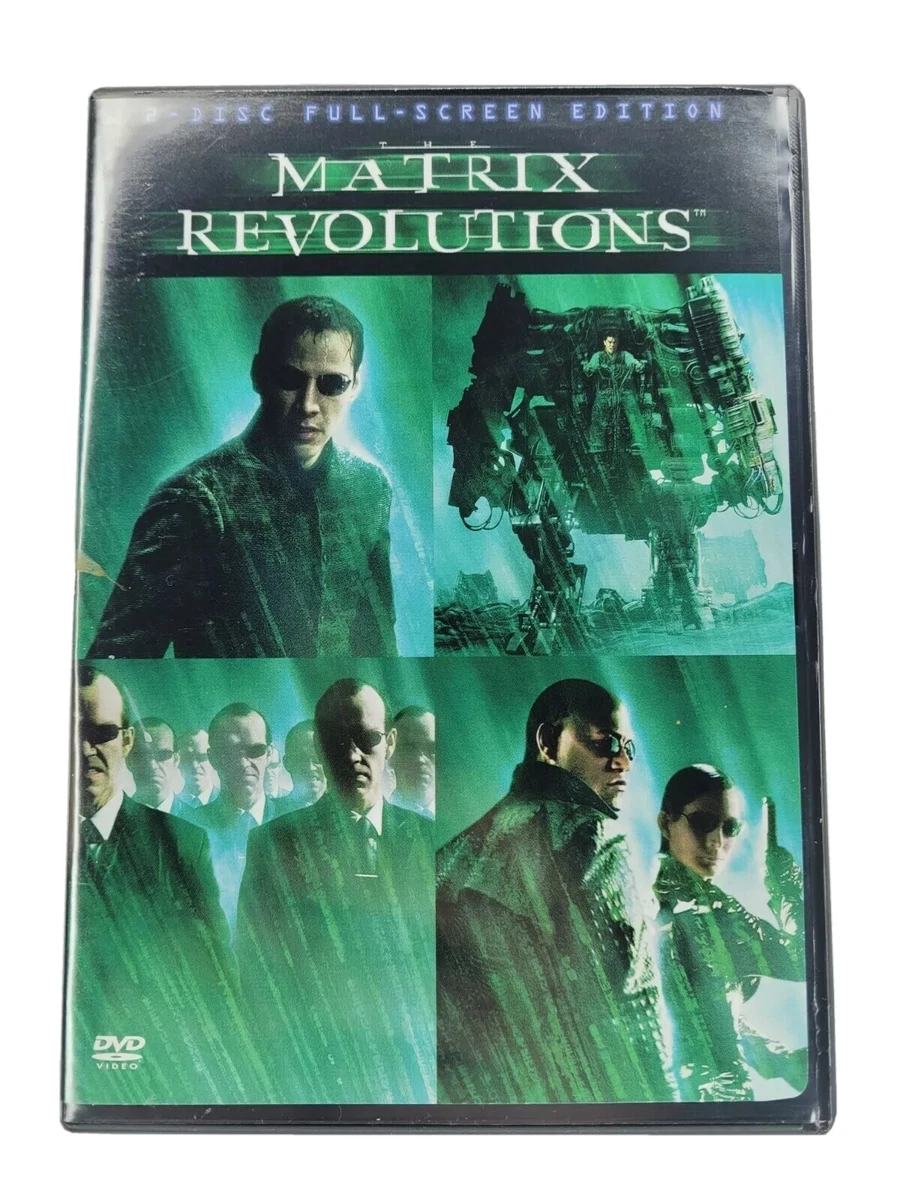 The Matrix Revolutions Two Disc Full Screen Edition DVD DVD