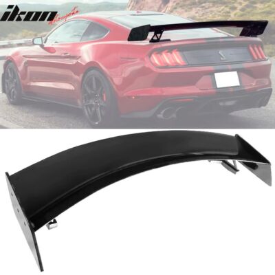 TÜV - HECKSPOILER - GLÄNZEND SCHWARZ - SHELBY GT500 STIL / FORD MUSTANG 2015-23