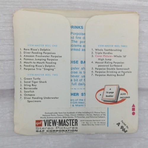 View Master Marineland of Florida 3 reel packet A964 - Picture 2 of 2