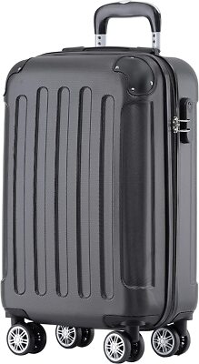 BeiBye Hartschalen-Koffer Trolley Reisekoffer Rollkoffer Handgepäck (M) 4 Rollen