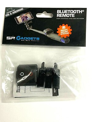 SP Gadgets Bluetooth Remote For IOS , Android NWT Smartphones IPhone Pole Black 