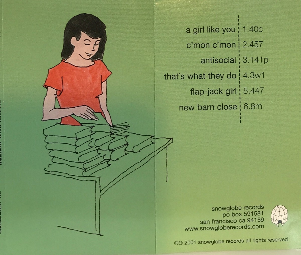 Holiday With Maggie ‎: Librarian Types (CD 2001 Snowglobe Records