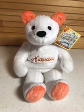 Vintage Salvino's Destination Bammers HAWAII Souvenir Bear Bean Bag Plush 8"