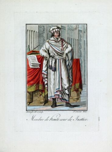 French Revolution Court Richter Juge Fashion Fancy Dress Official - Picture 1 of 1