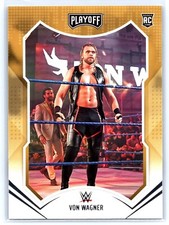 2022 PANINI PLAYOFF WWE ROOKIE PAPER RC BASE CARD #169 VON WAGNER NXT 2.0