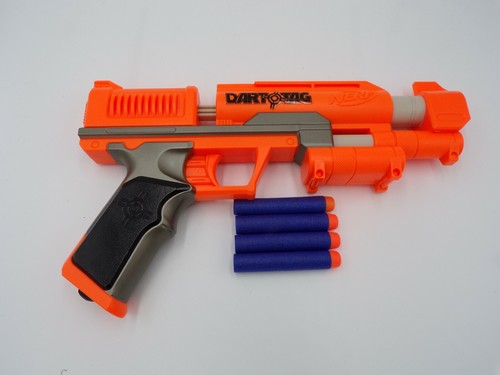 Soft Foam Dart Gun Orange w/ 4 Darts | eBay