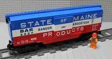 Custom Train State Of Maine Boxcar -PLEASE READ ITEM DESCRIPTION-