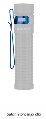 Clip Olight Baton 3 Pro Max blaue Tasche NEU