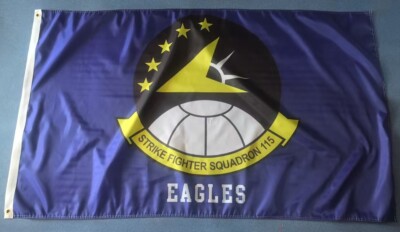 USN US NAVY VFA-115 Eagles 3x5 ft Single-Sided Flag Banner Little Butch
