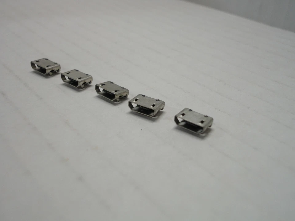 5件装x5.9毫米微型迷你USB 5P 5针手机平板电脑插孔连接器充电端口 — 第 4/4 张图片