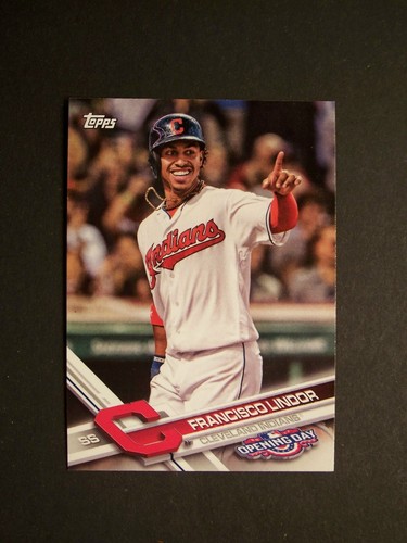 2017 Topps Opening Day #122 FRANCISCO LINDOR (Cleveland Indians)-MT! WOW! L@@K!