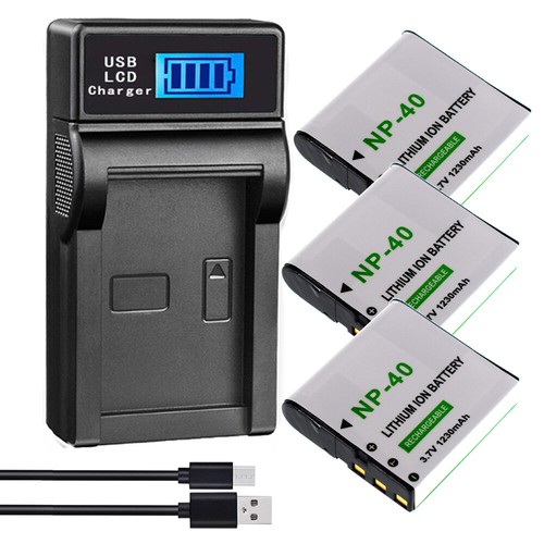Battery or charger for Casio NP-40 Exilim Pro EX-Z750 EX-Z850EX-Z100 EX-Z1000 - Picture 9 of 47