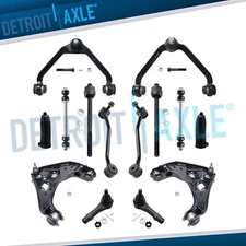 Front Upper Lower Control Arms Sway Bar Tierod Kit for 1998 - 2001 Ford Explorer