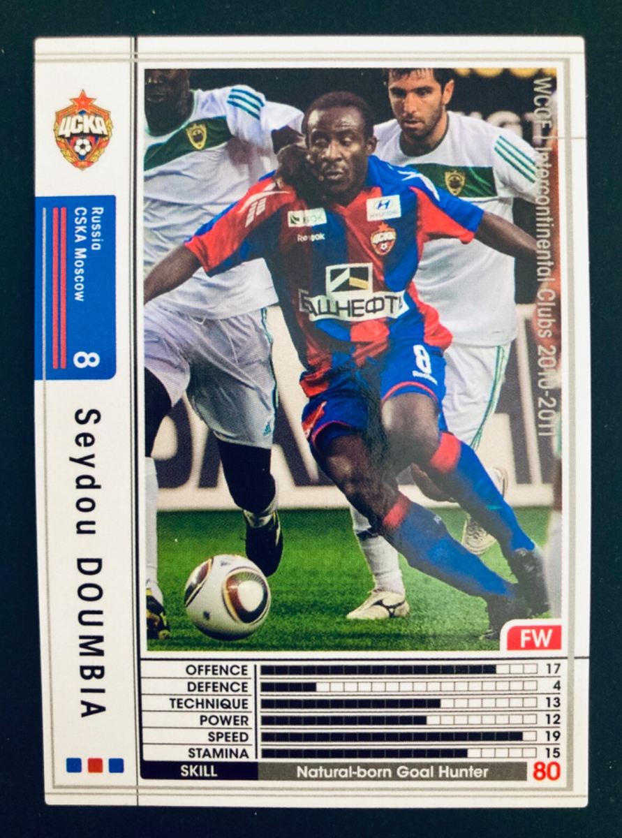 WCCF CSKA モスクワ 白カード 大放出！ 2010-11 Panini SEGA WCCF EXTRA Seydou Doumbia CSKA Moscow card | eBay