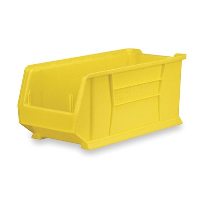 AKRO-MILS 30287YELLO Super Size Bin,Yellow,Plastic,10 in 3FVZ9