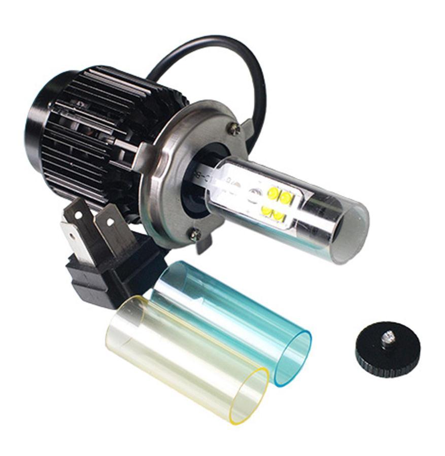 Ampoule LED H4 pour rouler de nuit en toute sécurité en scooter et camion