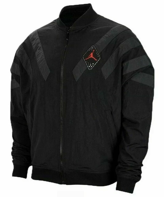 Nike Air Jordan Legacy AJ 6 Nylon Jacket Black Jumpman Bv5405 010 Large VI for sale online | eBay