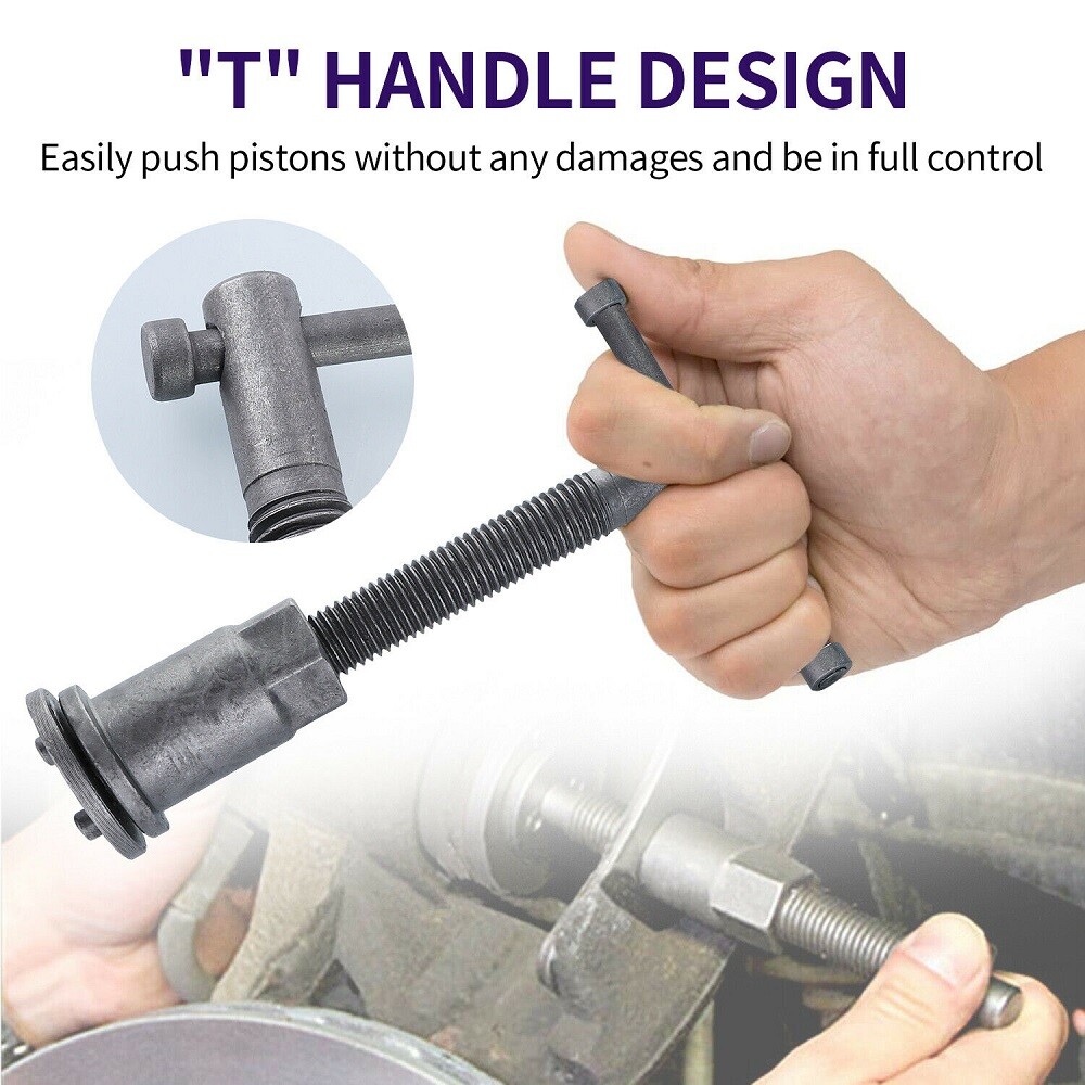 23pc Brake Caliper Rewind Tool Set Kit Wind Back Piston Car For VW Ford