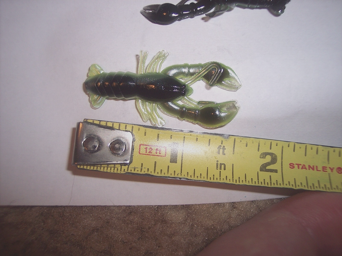 12 Leurres Souples Dr.Fish Craw 1,5 Pouces - Pour Perche, Bar, Crappie