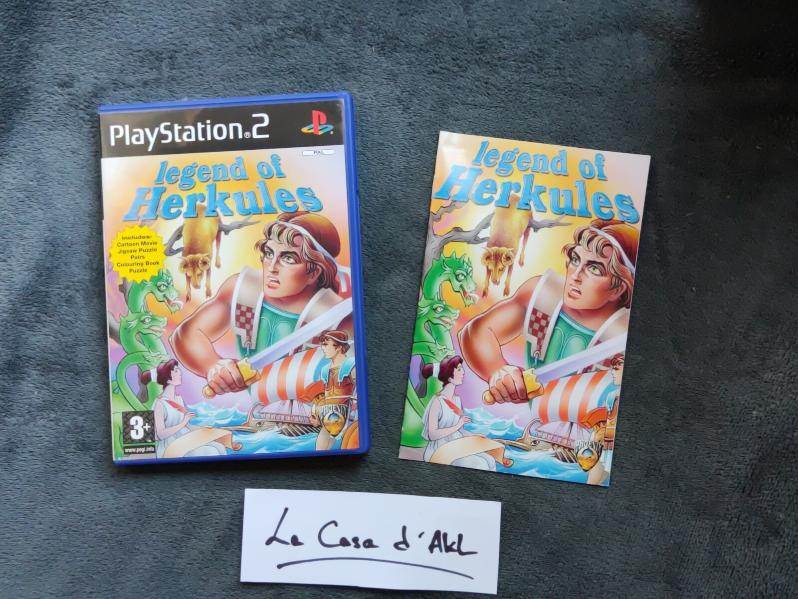 Legend of Herkules complet sur Playstation 2 - PS2 FR TTBE