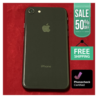Apple iPhone 8 (64/128/256GB) Unlocked Verizon T-Mobile 4G Good 4.7'' Screen