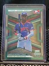 Angel De Los Santos 2023 Elite Extra Status Green  #359/499 Tigers #189