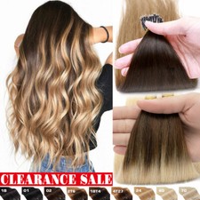 200PCS Thick 100 Remy Human Hair Extensions Nano Ring Micro Loop Beads Tip 200G