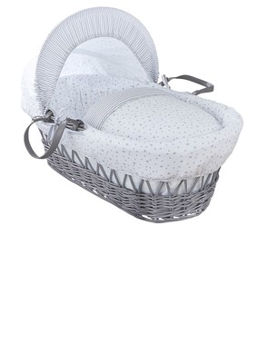 clair de lune stars and stripes moses basket
