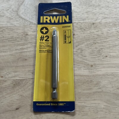 Irwin 3520251C #2 3-1/2'' Phillips Power Bit, FREE SHIPPING