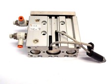 SMC MGPM25-25Z Compact Guide Cylinder 25mm Bore 25mm Stroke w/ 2 D-Y7PV Sensor
