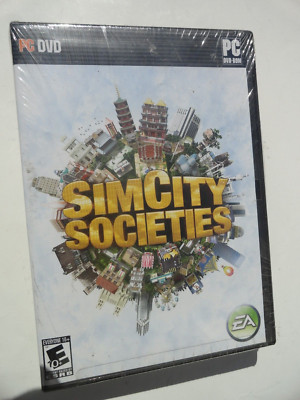 Video Game PC DVD Sim City Societies NEW SEALED Box