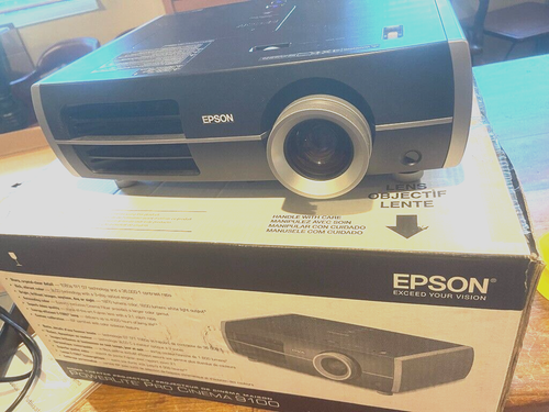 Epson PowerLite Pro Cinema 9350 Projector - Tested And Working w/Box and Remote