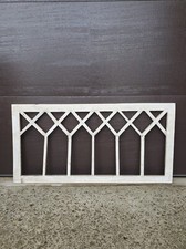 40" x 20" Florenceto Farmhouse Wood - Distressed White - Shabby Chic