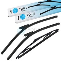 You.S Scheibenwischer WischerbläTter SET Vorne+Hinten FüR Saab 9-5 Kombi (YS3E)