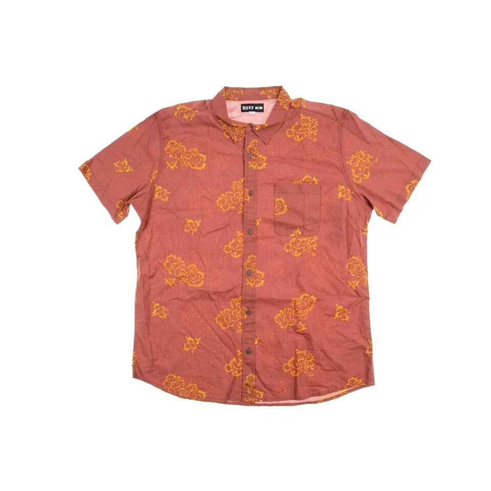Reef Regular Size XL Casual Button-Down Shirts for Men
