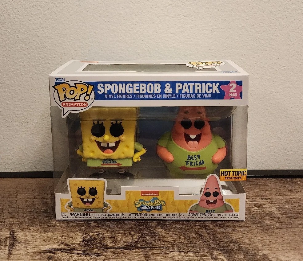 Medicinsk malpractice Risikabel komme Funko Pop SpongeBob &amp; Patrick Best Friends 2-packs Hot Topic Excl with  Protector | eBay