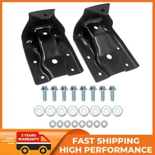2pcs Rear Leaf Spring Hanger Shackle Bracket Kit for Chevy Silverado GMC Sierra