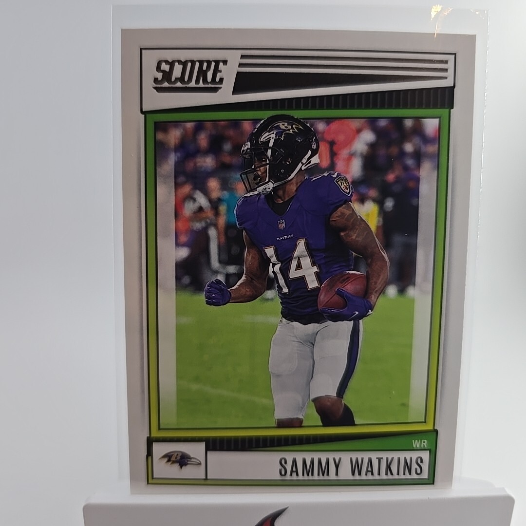 Sam Watkins Baltimore Ravens Sammy Watkins 2022 Score #182 Sammy