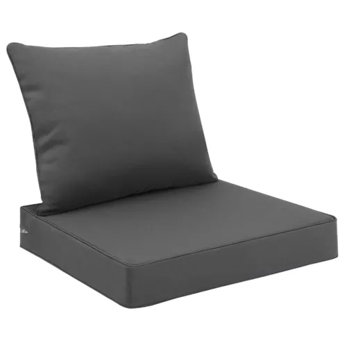 indoor Outdoor Patio Deep Seating Cushion Set with Ties Sofa Seat/Back Cushion - Picture 2 of 50